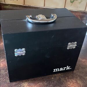 Mark Black Box with Silver Accents